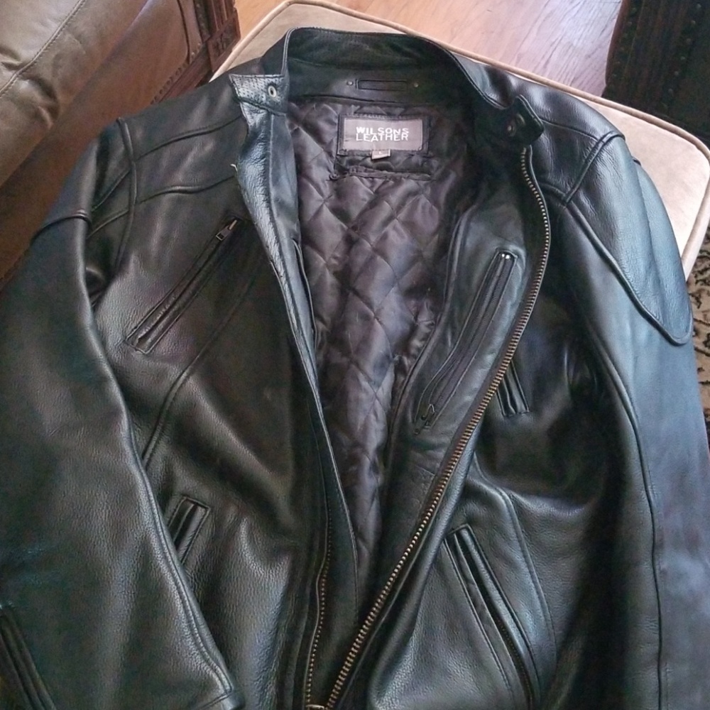 Leather jacket